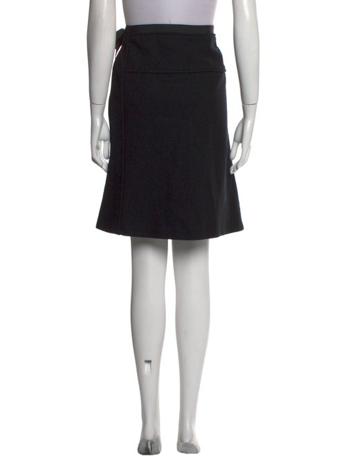 Jil Sander Virgin Wool Knee-Length Skirt