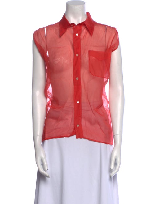 Jil Sander Sleeveless Button-Up Top