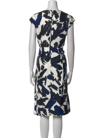 Jil Sander Printed Midi Length Dress