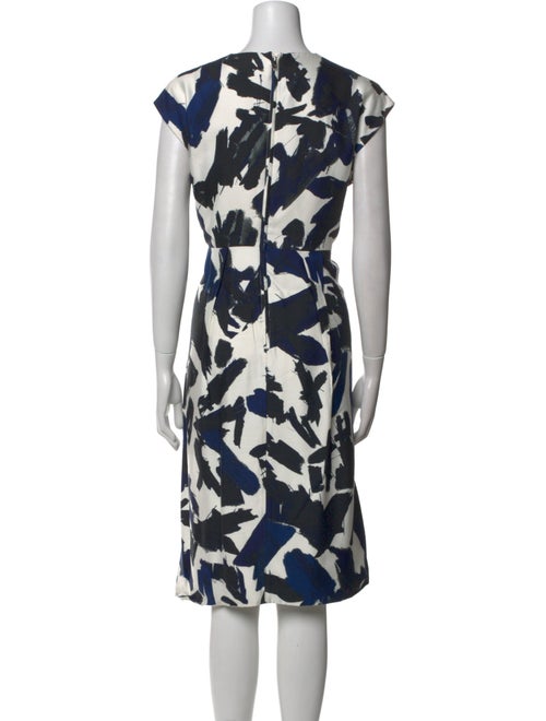 Jil Sander Printed Midi Length Dress