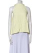 Jil Sander Mock Neck Sleeveless Blouse