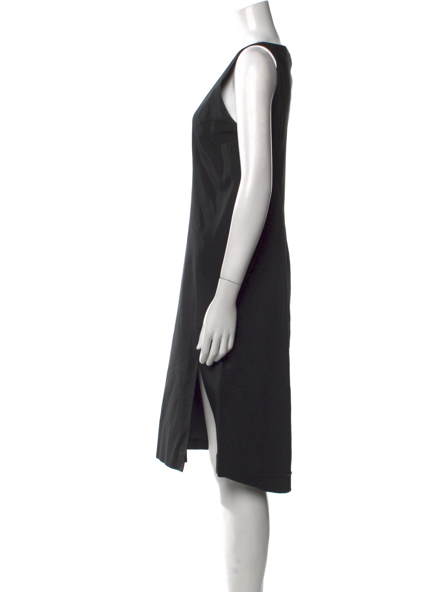 Jil Sander V-Neck Knee-Length Dress