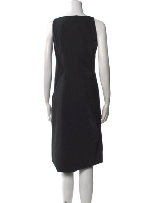 Jil Sander V-Neck Knee-Length Dress