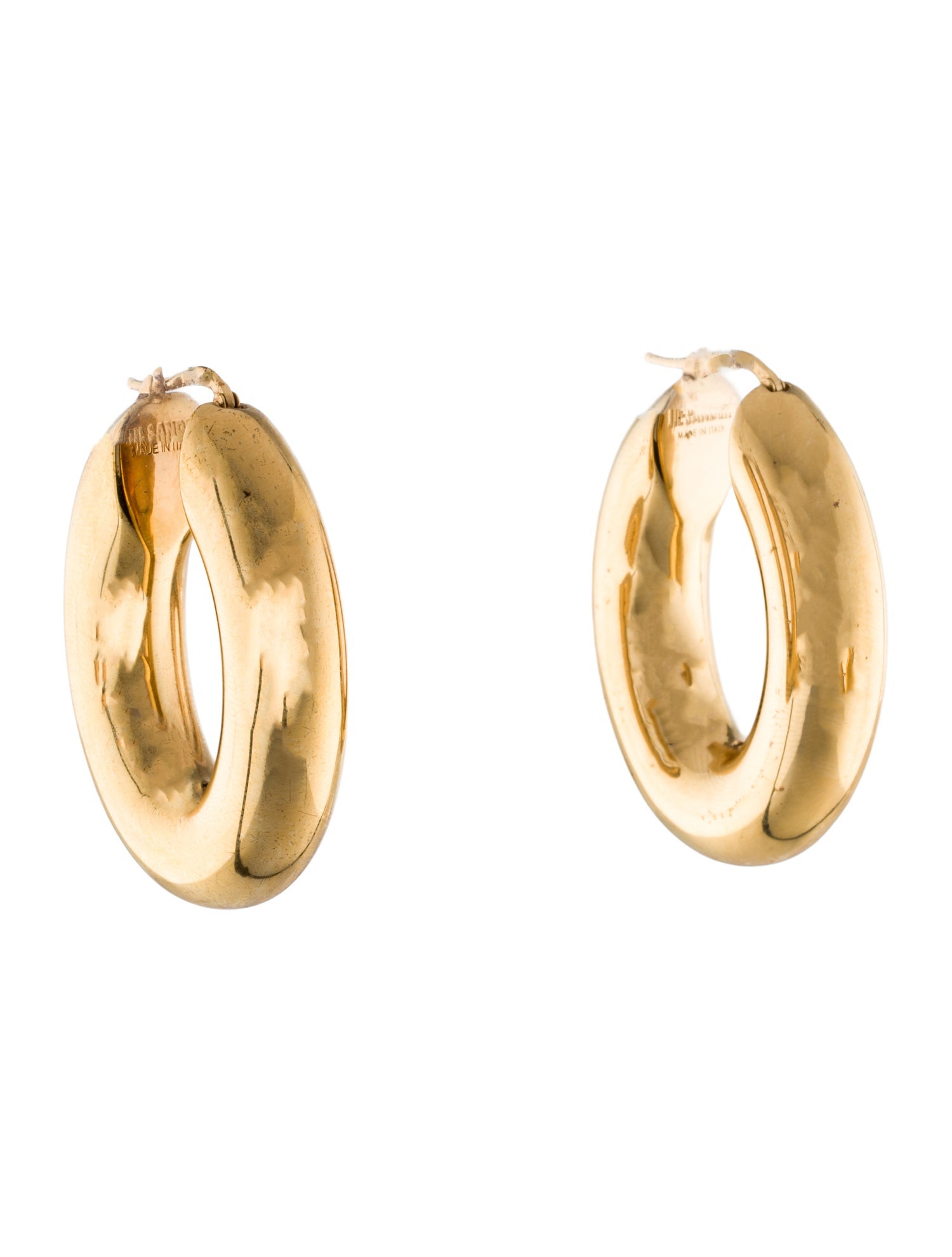 Jil Sander Statement Hoop Earrings