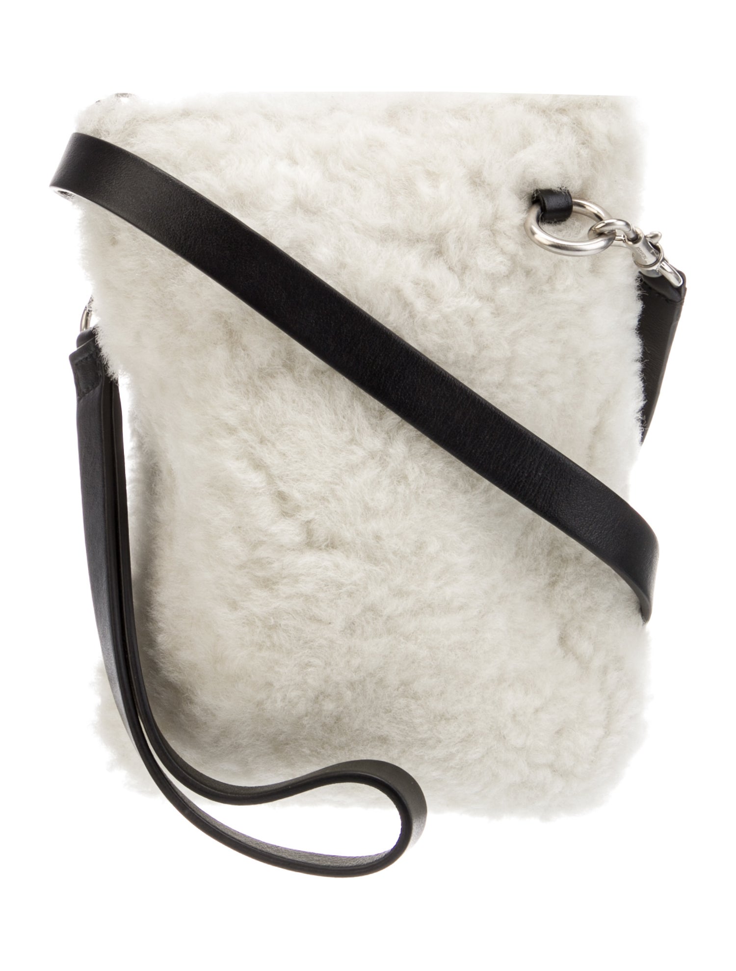Jil Sander Shearling Crossbody Bag