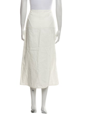 Jil Sander Linen Midi Length Skirt