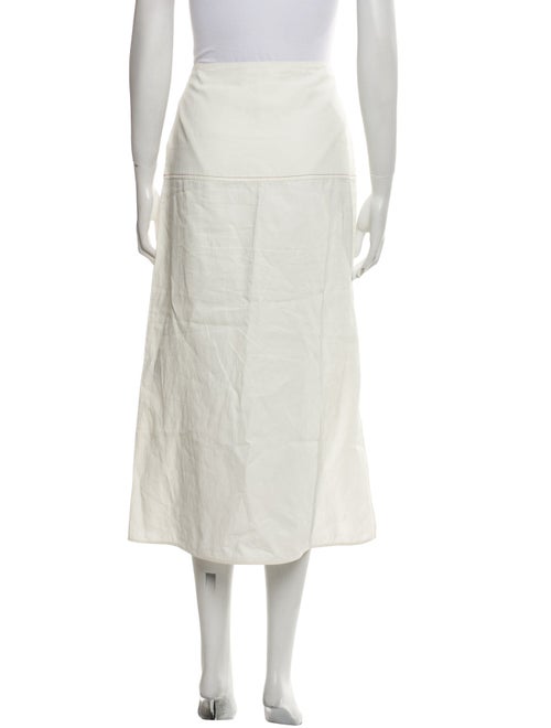 Jil Sander Linen Midi Length Skirt