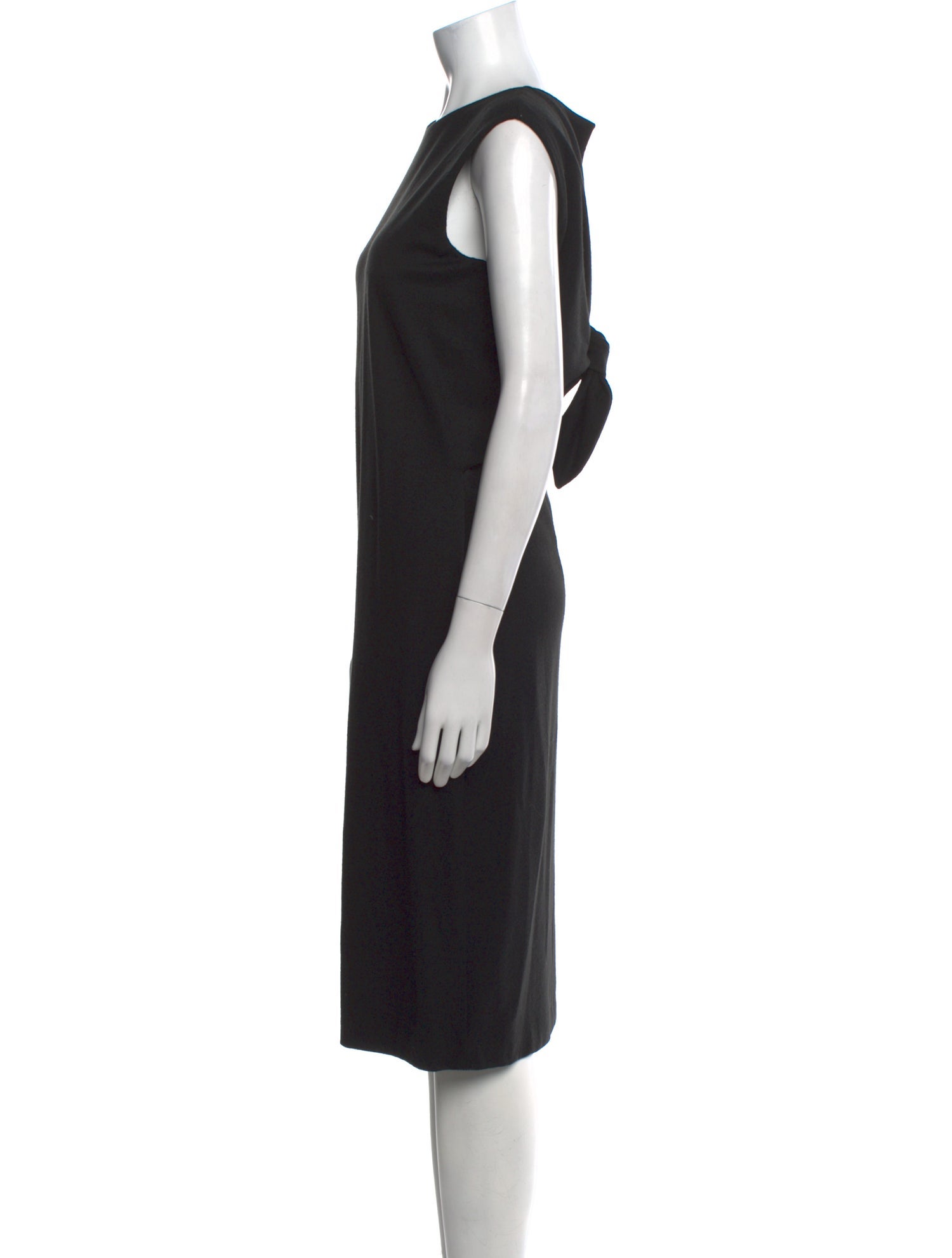 Jil Sander Wool Midi Length Dress