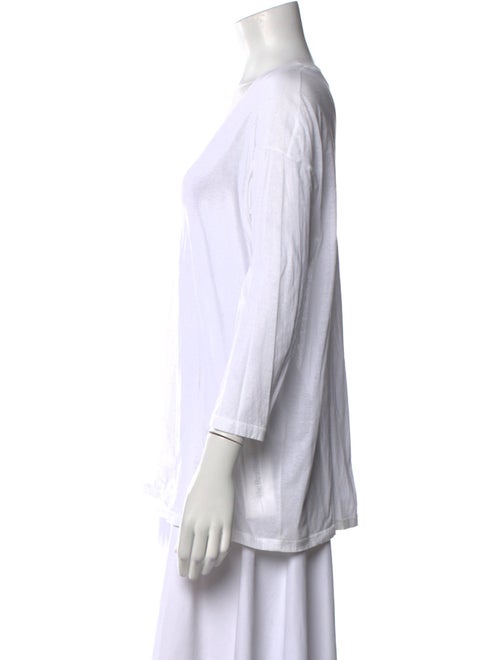 Jil Sander Scoop Neck Three-Quarter Sleeve T-Shirt