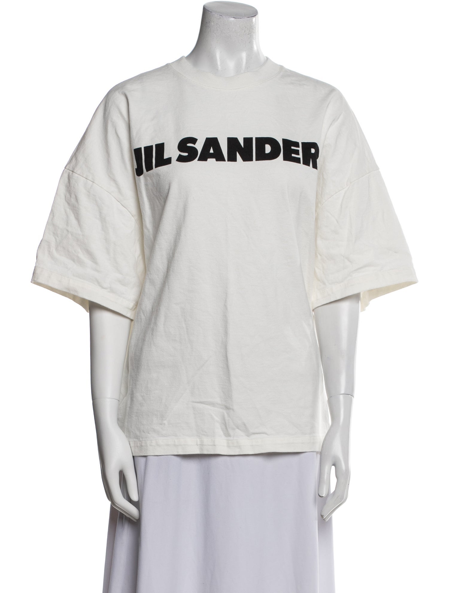 Jil Sander Graphic Print Crew Neck Sweatshirt