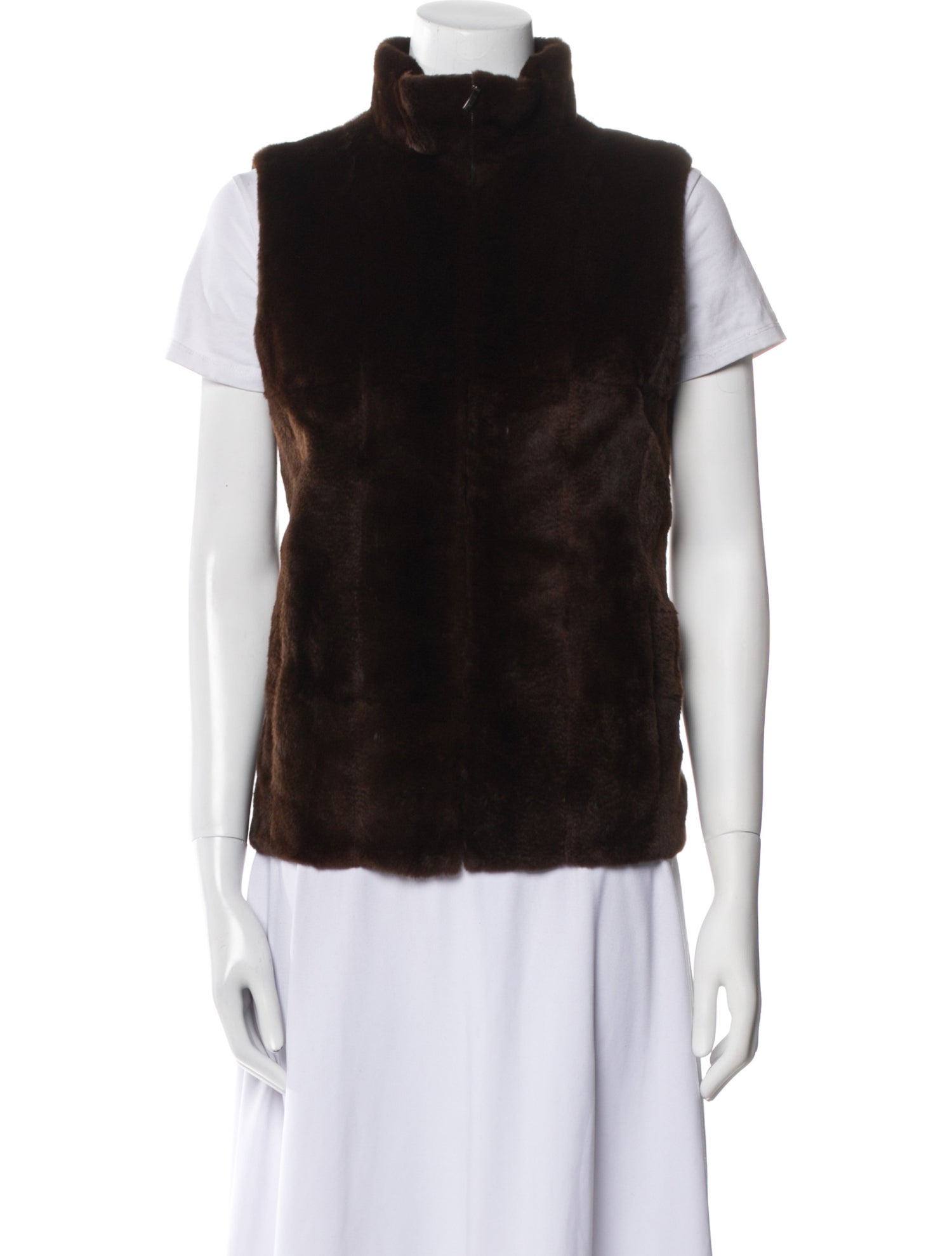 Jil Sander Fur Vest