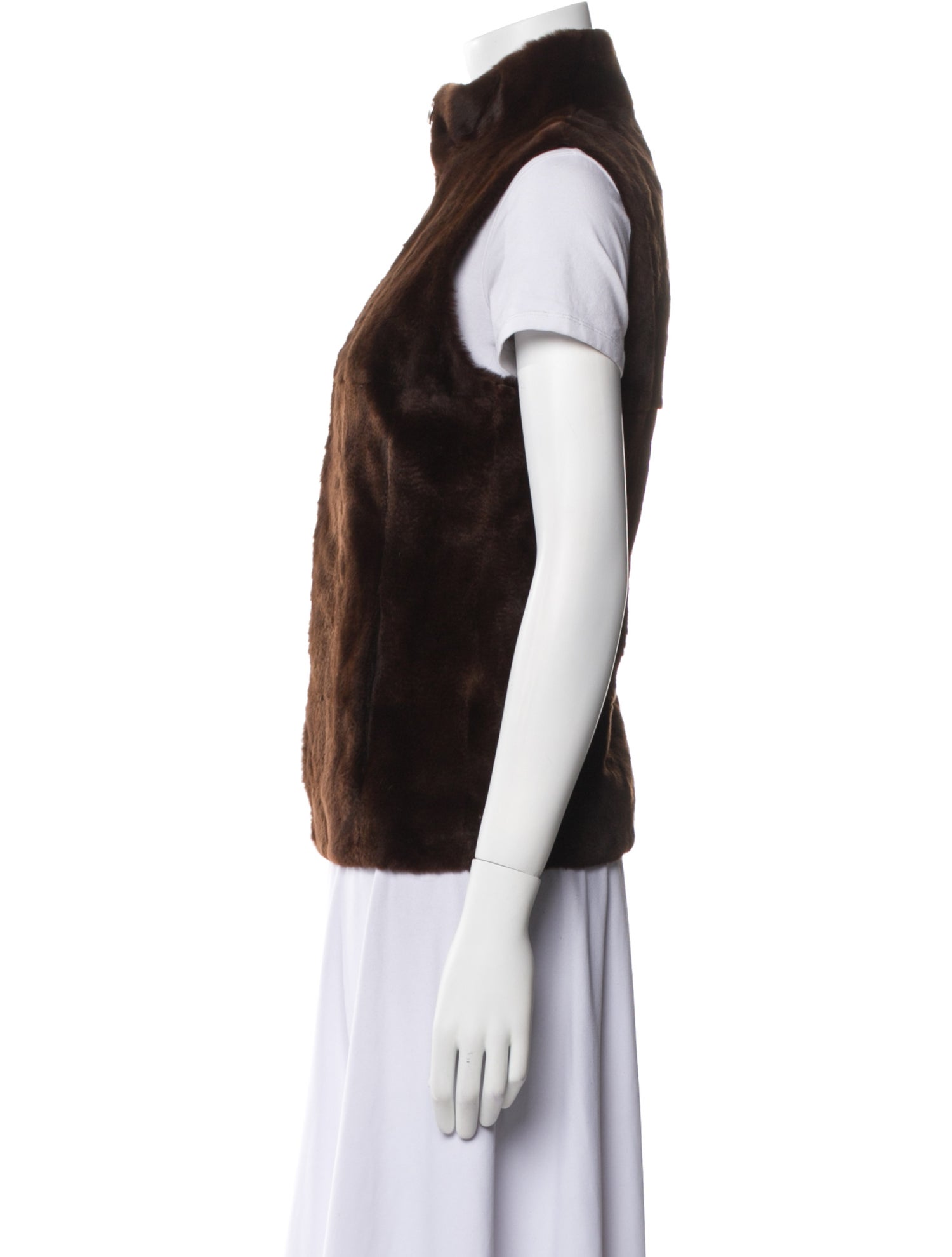 Jil Sander Fur Vest