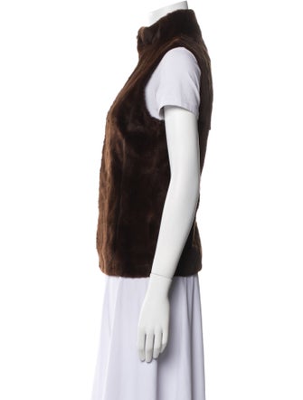 Jil Sander Fur Vest