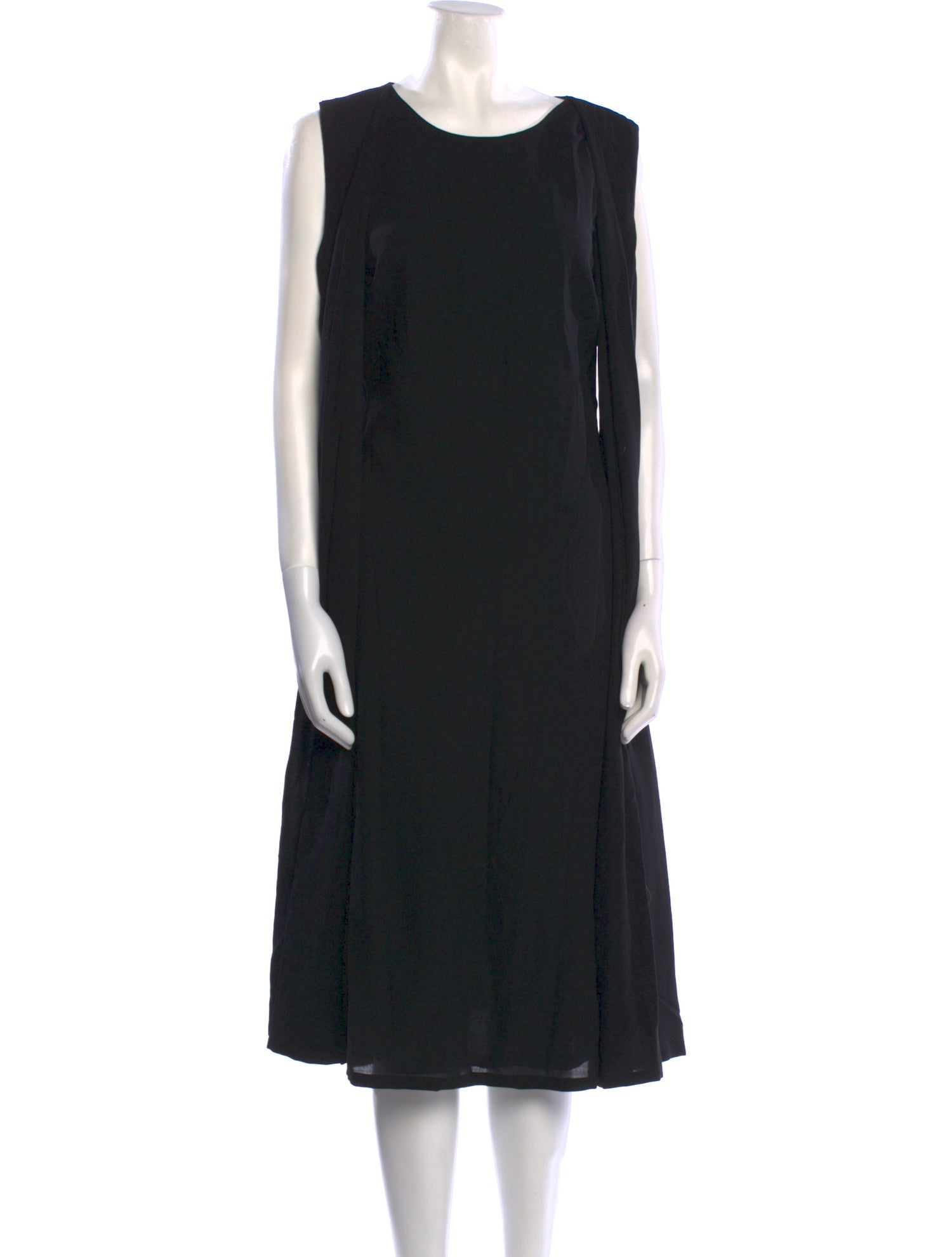 Jil Sander Wool Midi Length Dress