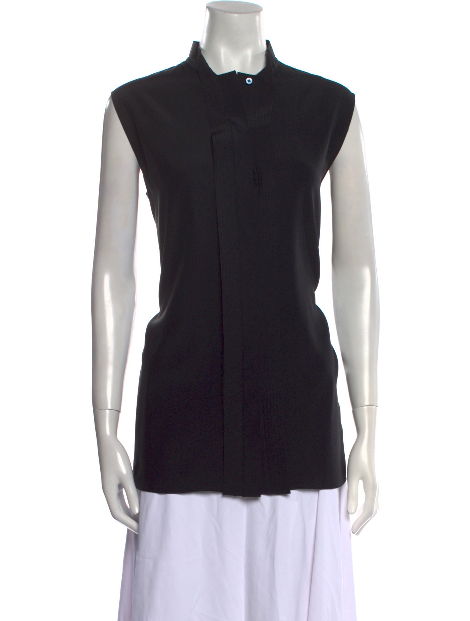 Jil Sander Silk Mock Neck Tunic