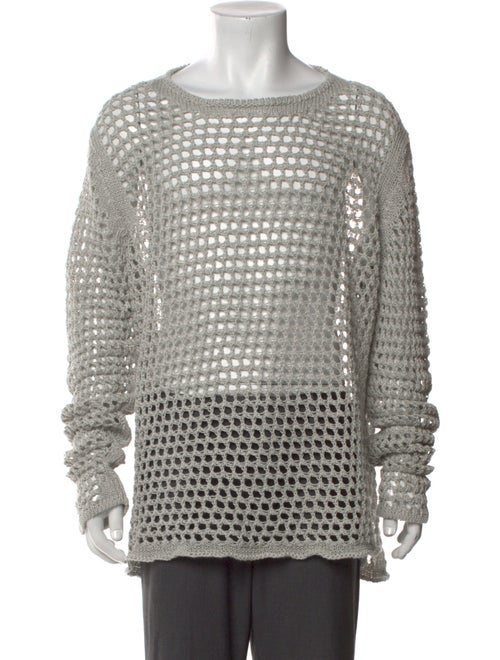 Jil Sander Hemp Scoop Neck Pullover