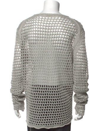 Jil Sander Hemp Scoop Neck Pullover