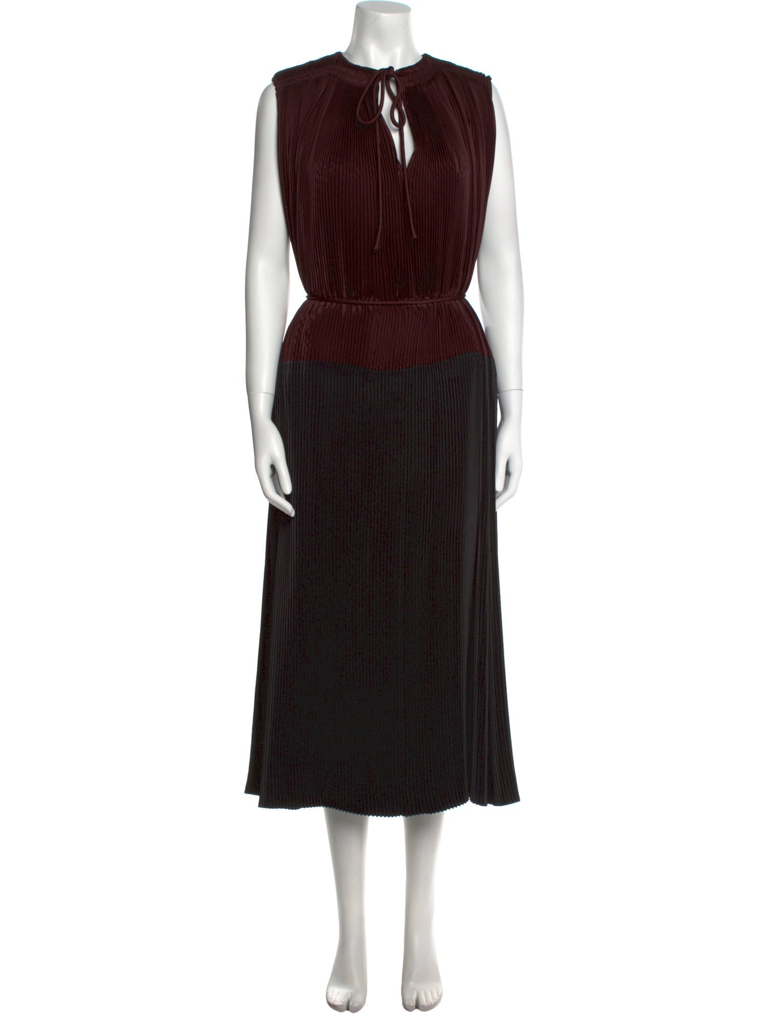 Jil Sander Crew Neck Long Dress