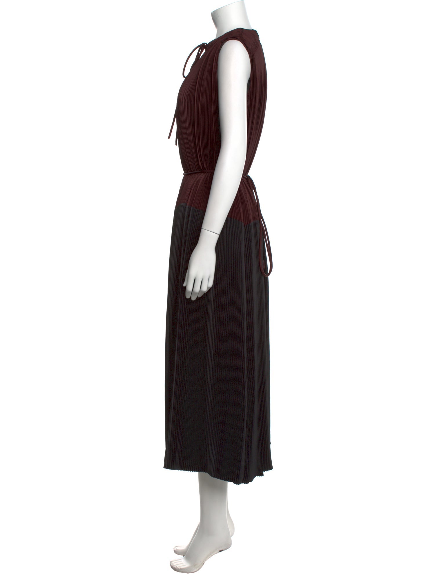 Jil Sander Crew Neck Long Dress