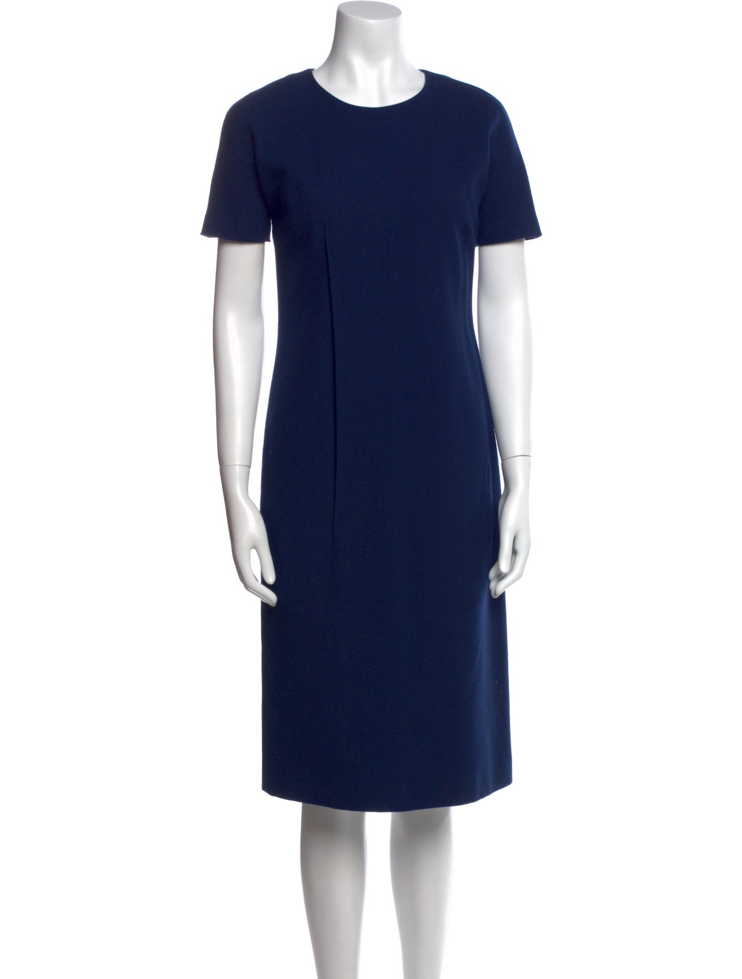 Jil Sander Wool Knee-Length Dress
