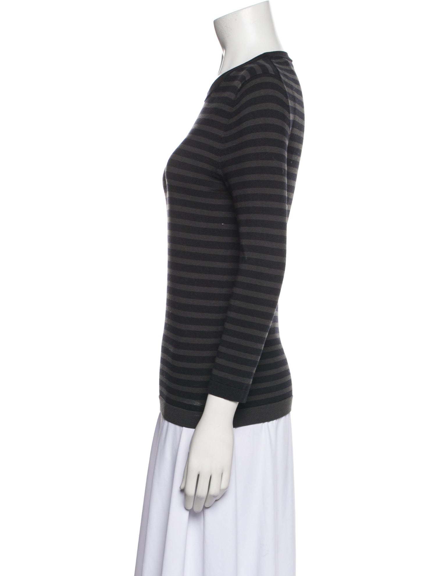 Jil Sander Striped Crew Neck Top