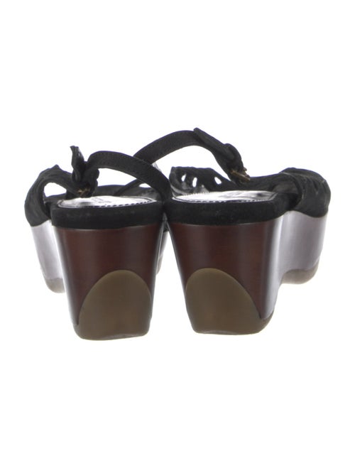 Jil Sander Suede Slingback Flats