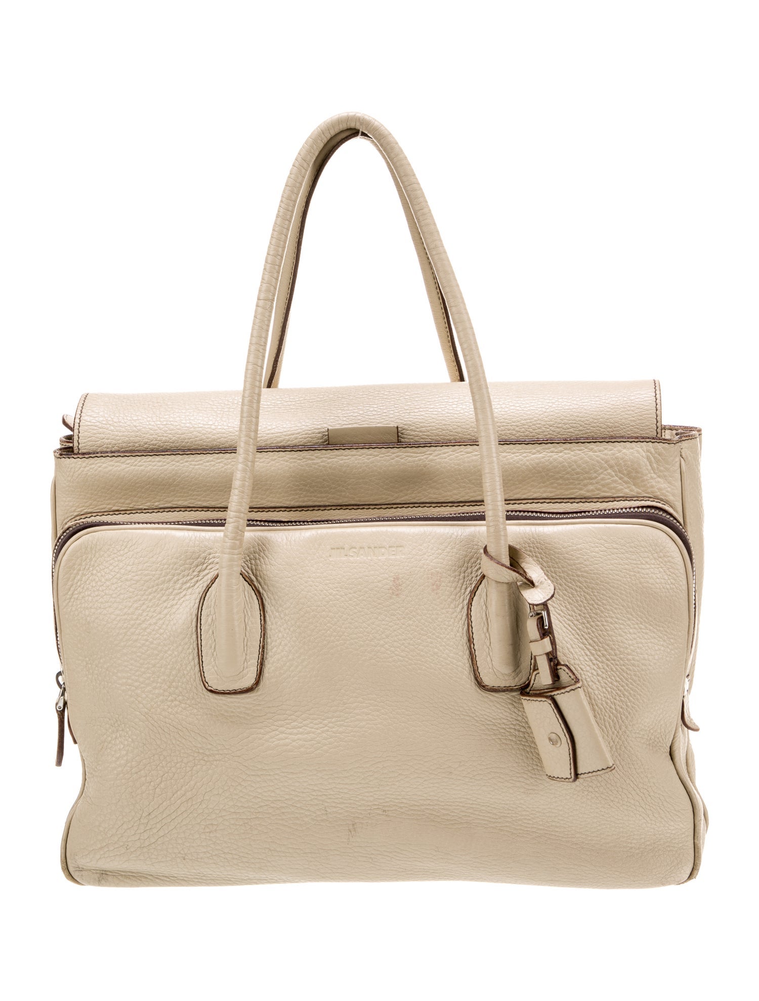 Jil Sander Leather Top Handle Bag