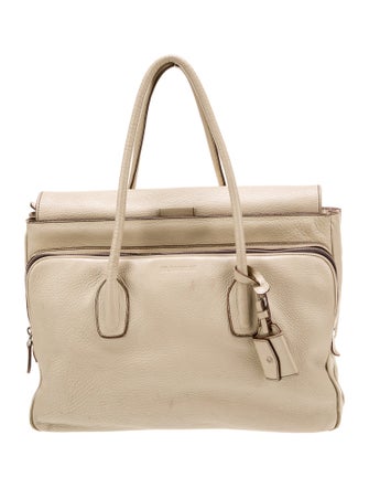 Jil Sander Leather Top Handle Bag