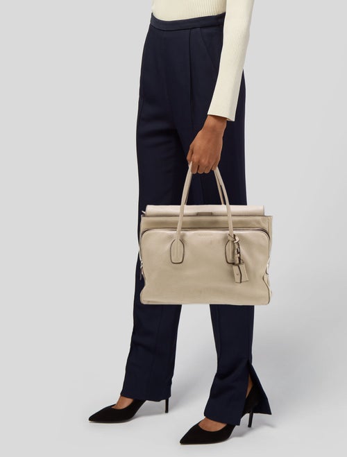 Jil Sander Leather Top Handle Bag