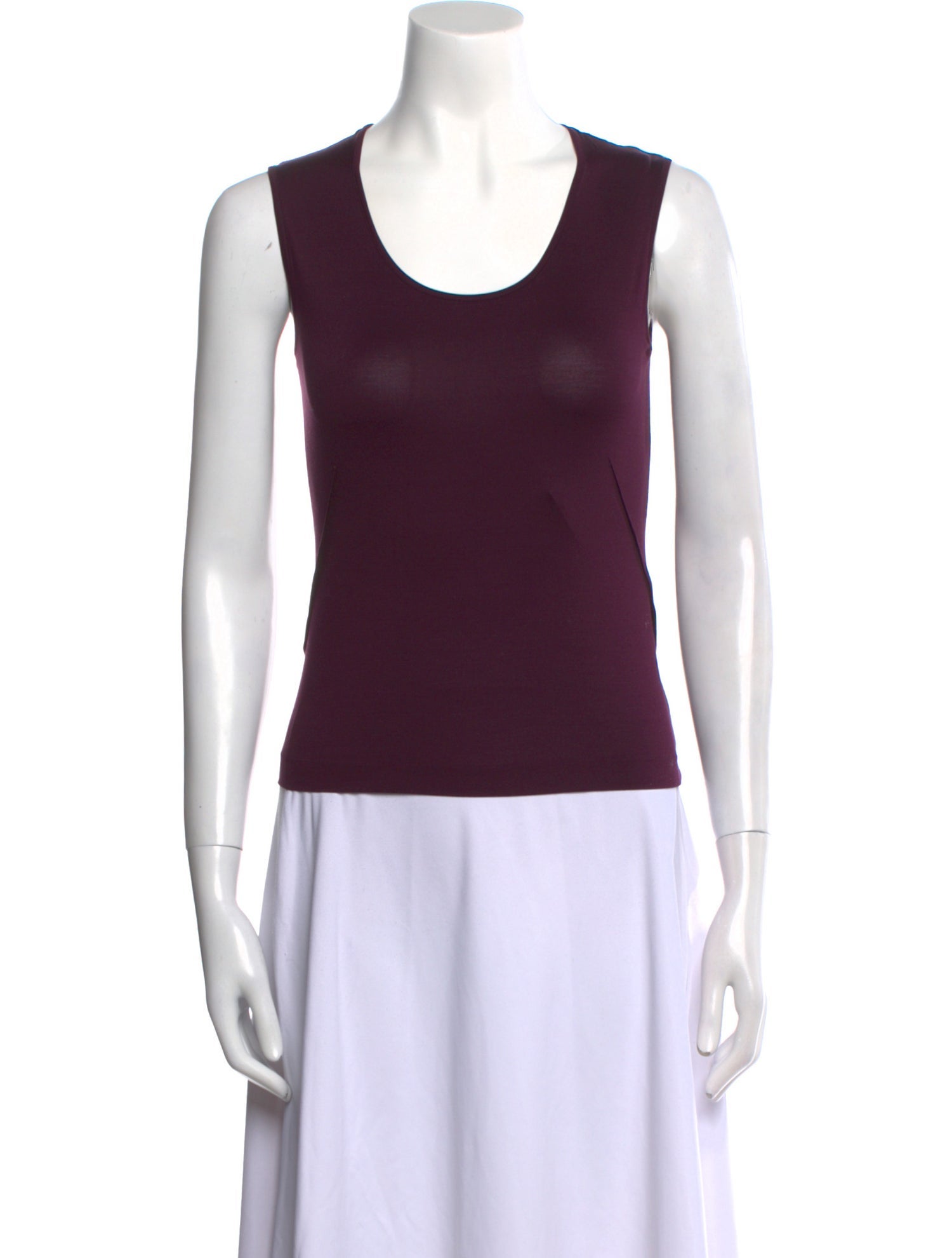 Jil Sander Silk Scoop Neck Top