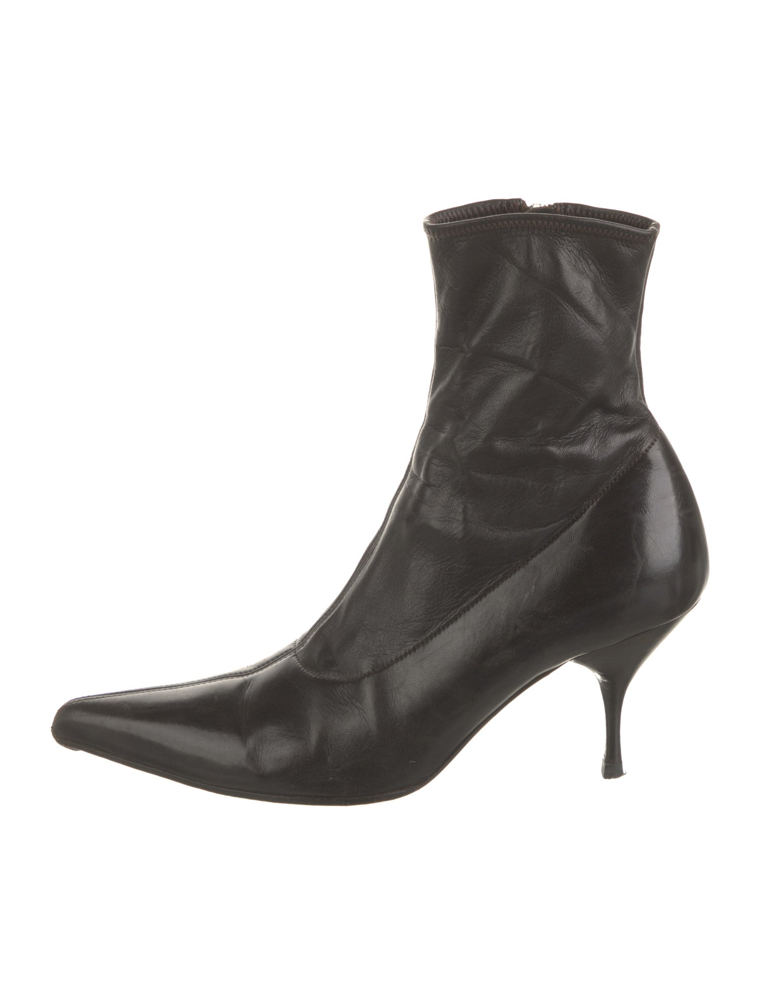 Jil Sander Leather Sock Boots