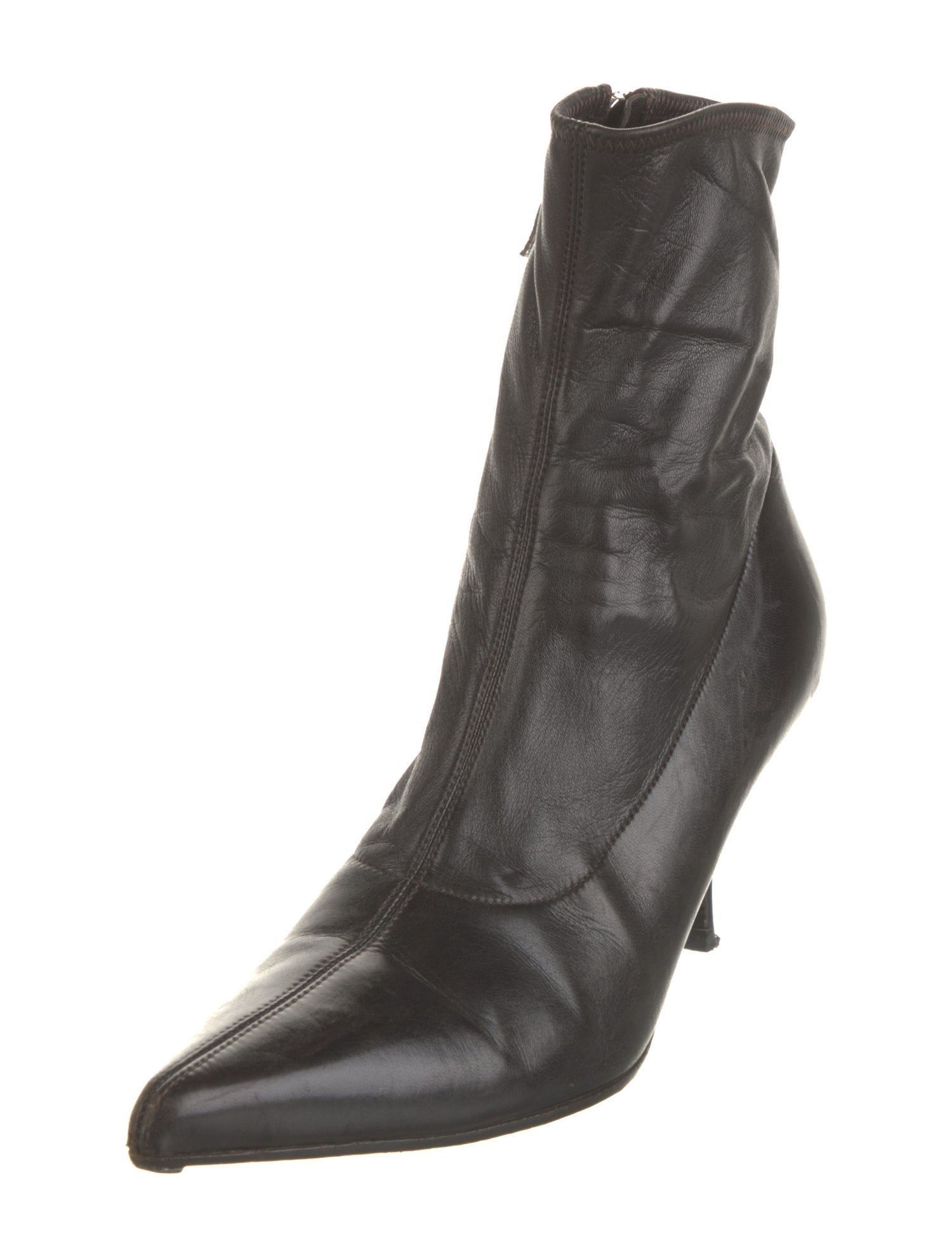 Jil Sander Leather Sock Boots