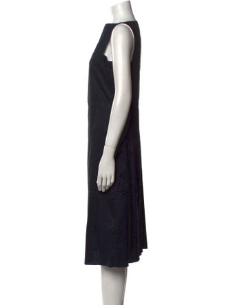 Jil Sander Bateau Neckline Midi Length Dress