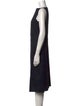 Jil Sander Bateau Neckline Midi Length Dress