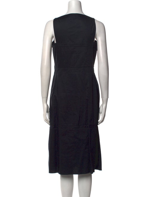 Jil Sander Bateau Neckline Midi Length Dress