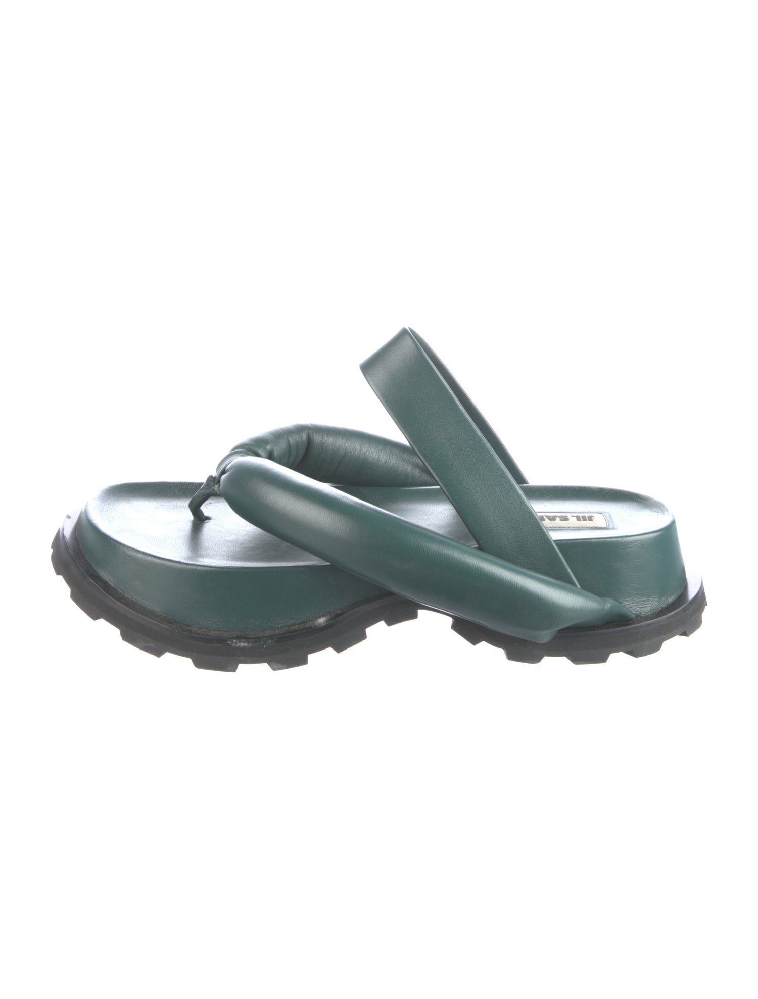 Jil Sander Leather Slides