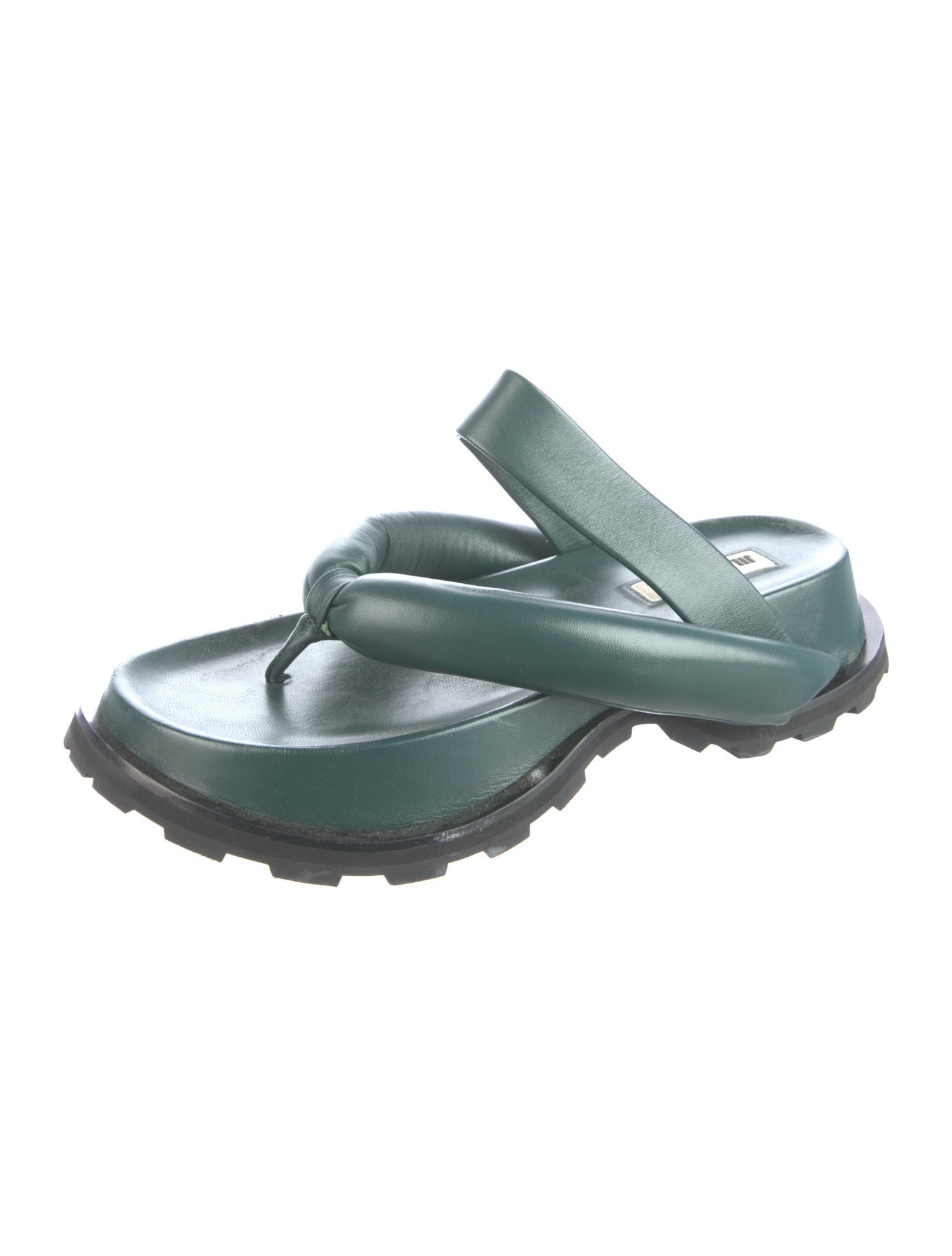 Jil Sander Leather Slides