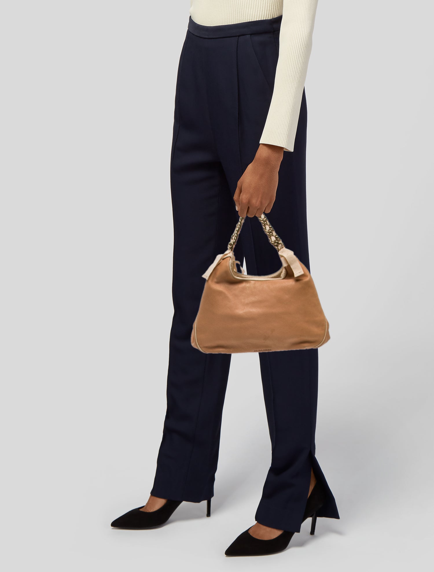 Jil Sander Leather Top Handle Bag