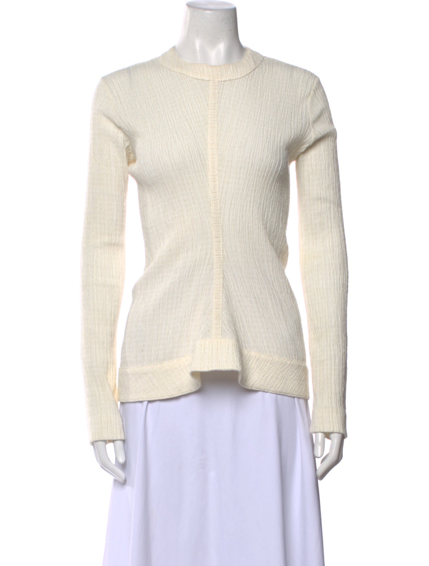 Jil Sander Crew Neck Long Sleeve Top