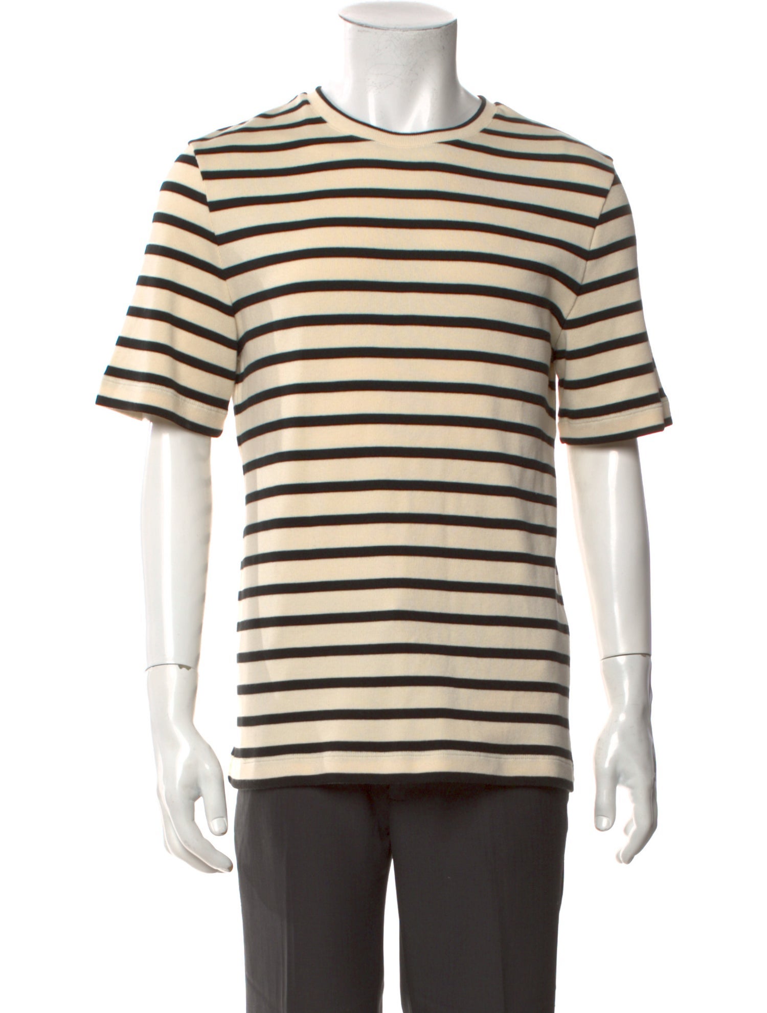 Jil Sander Striped Crew Neck T-Shirt