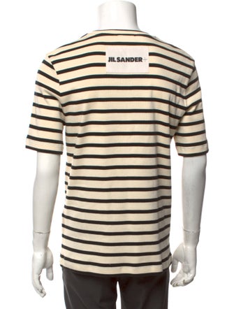 Jil Sander Striped Crew Neck T-Shirt
