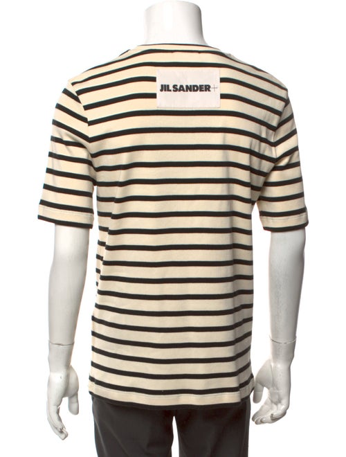 Jil Sander Striped Crew Neck T-Shirt