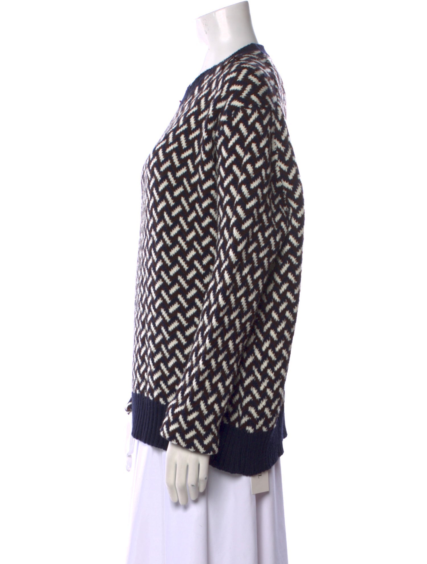 Jil Sander Wool Printed Sweater