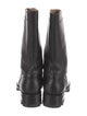 Jil Sander Leather Moto Boots