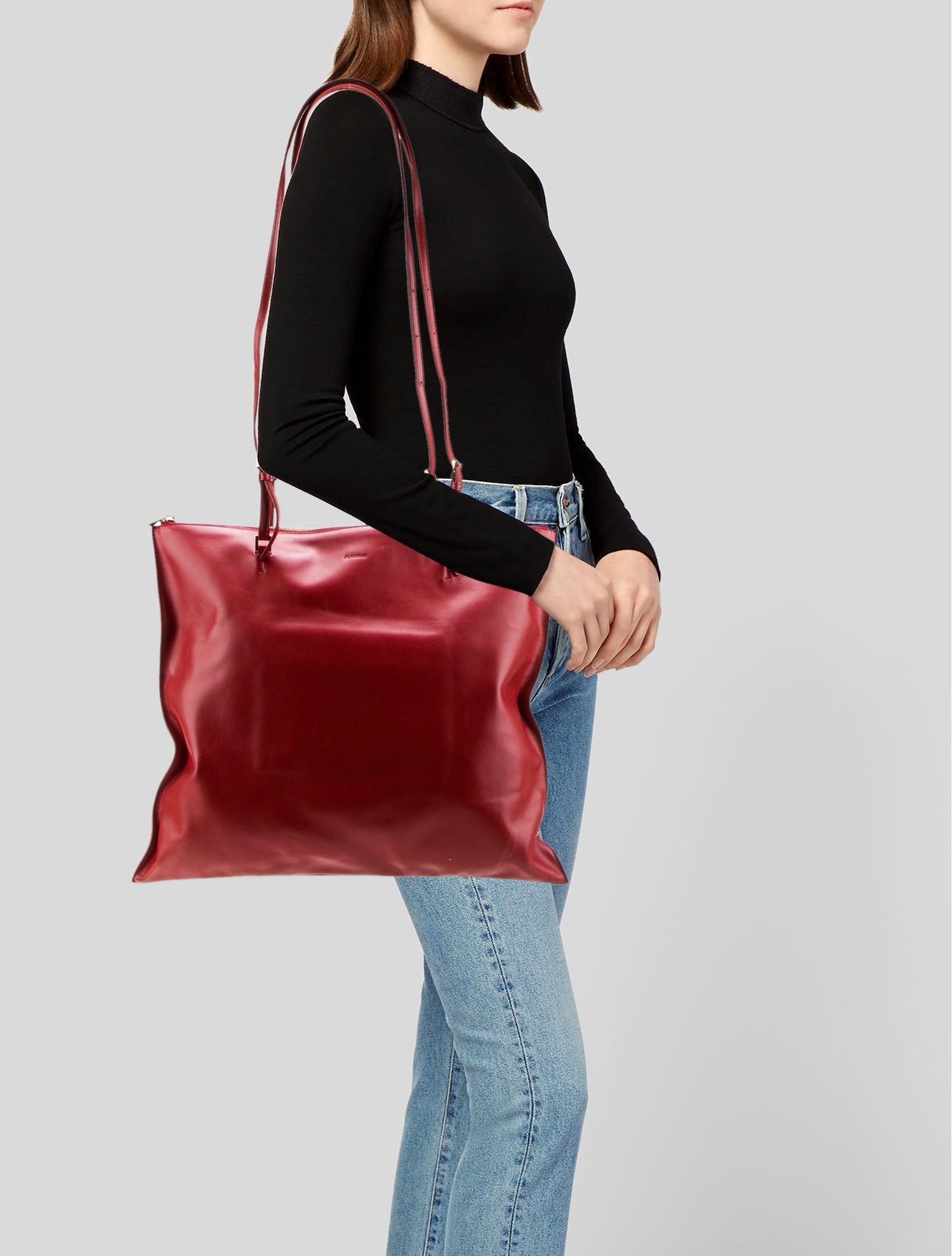 Jil Sander Leather Crossbody Bag