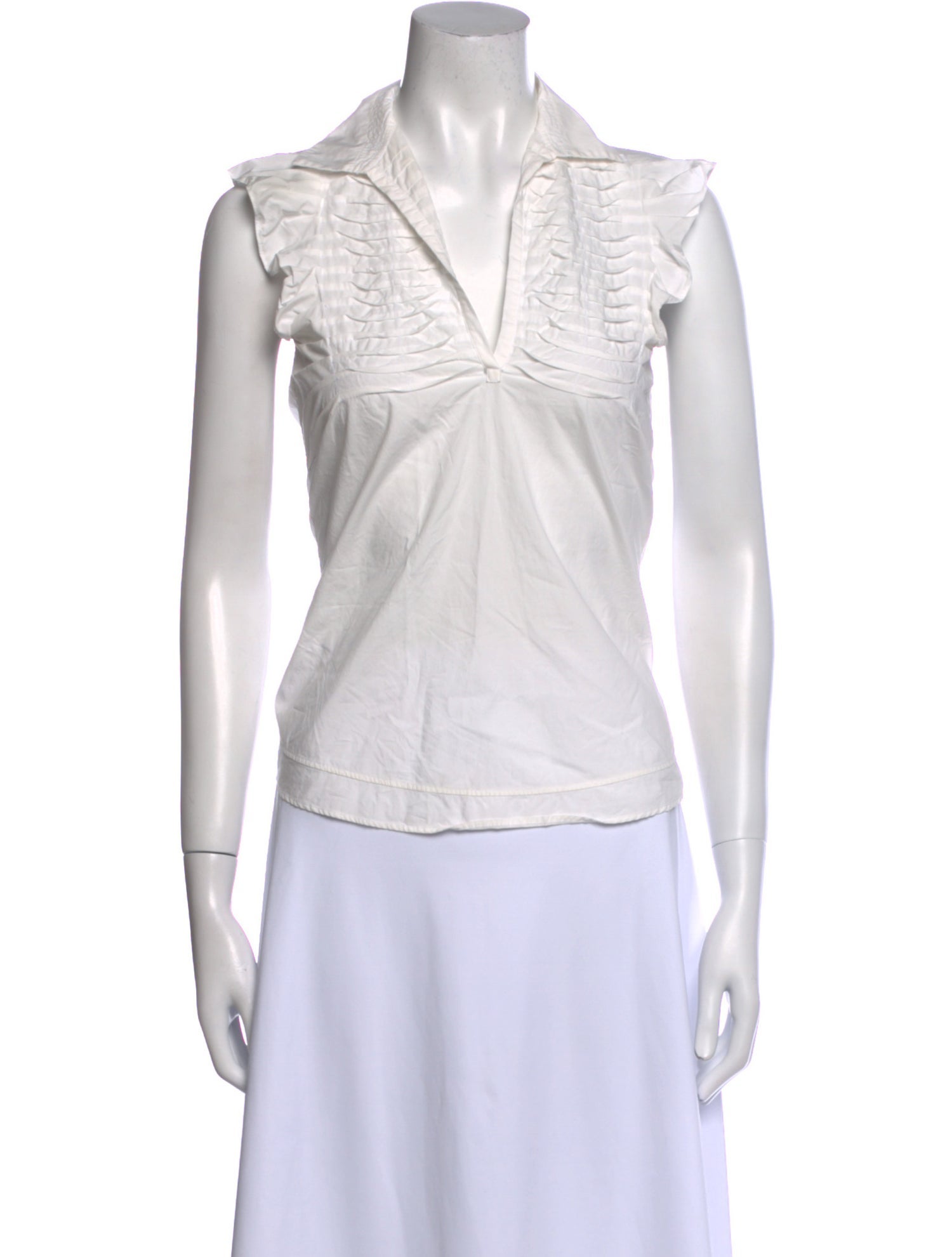 Jil Sander V-Neck Sleeveless Top