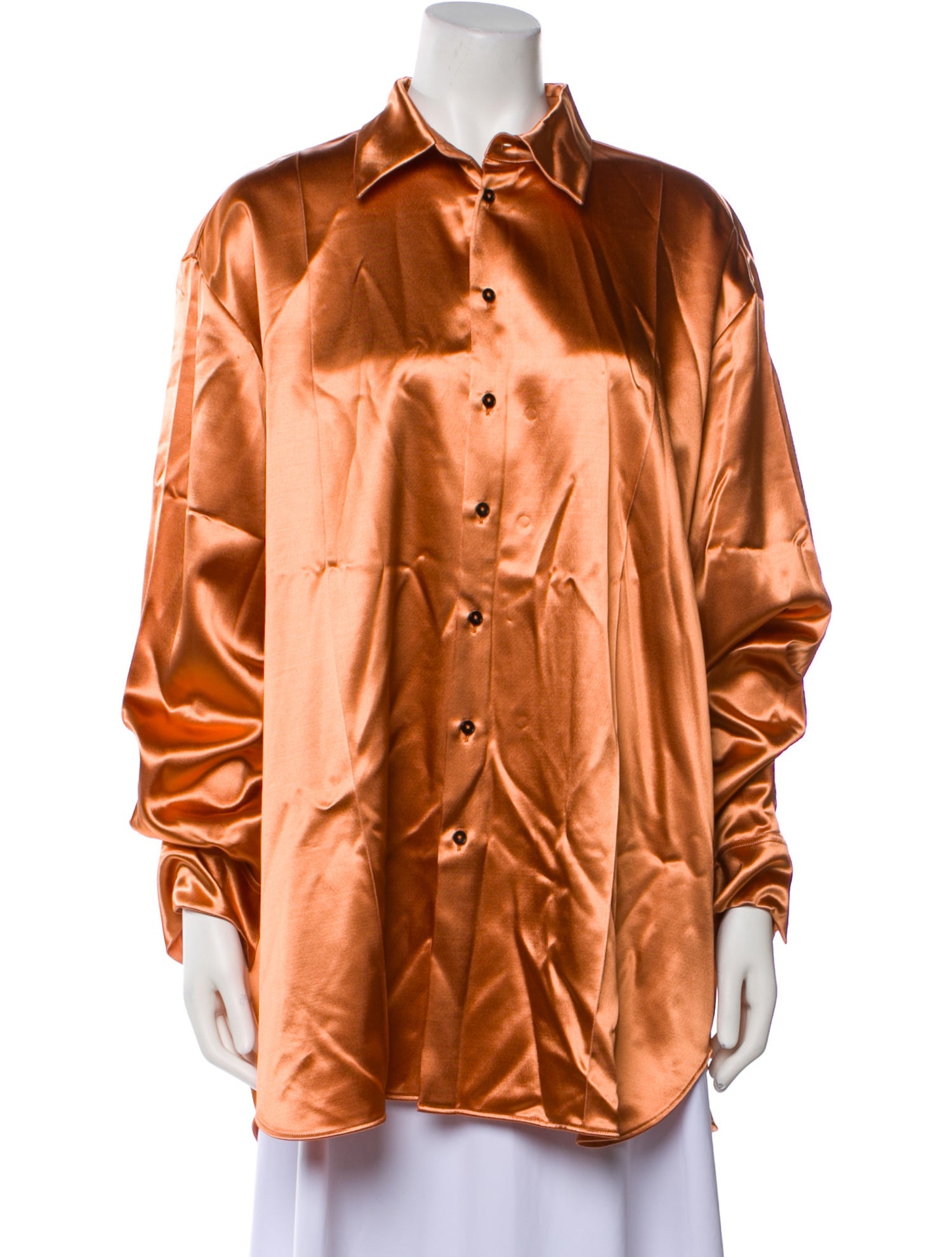 Jil Sander Long Sleeve Button-Up Top w/ Tags