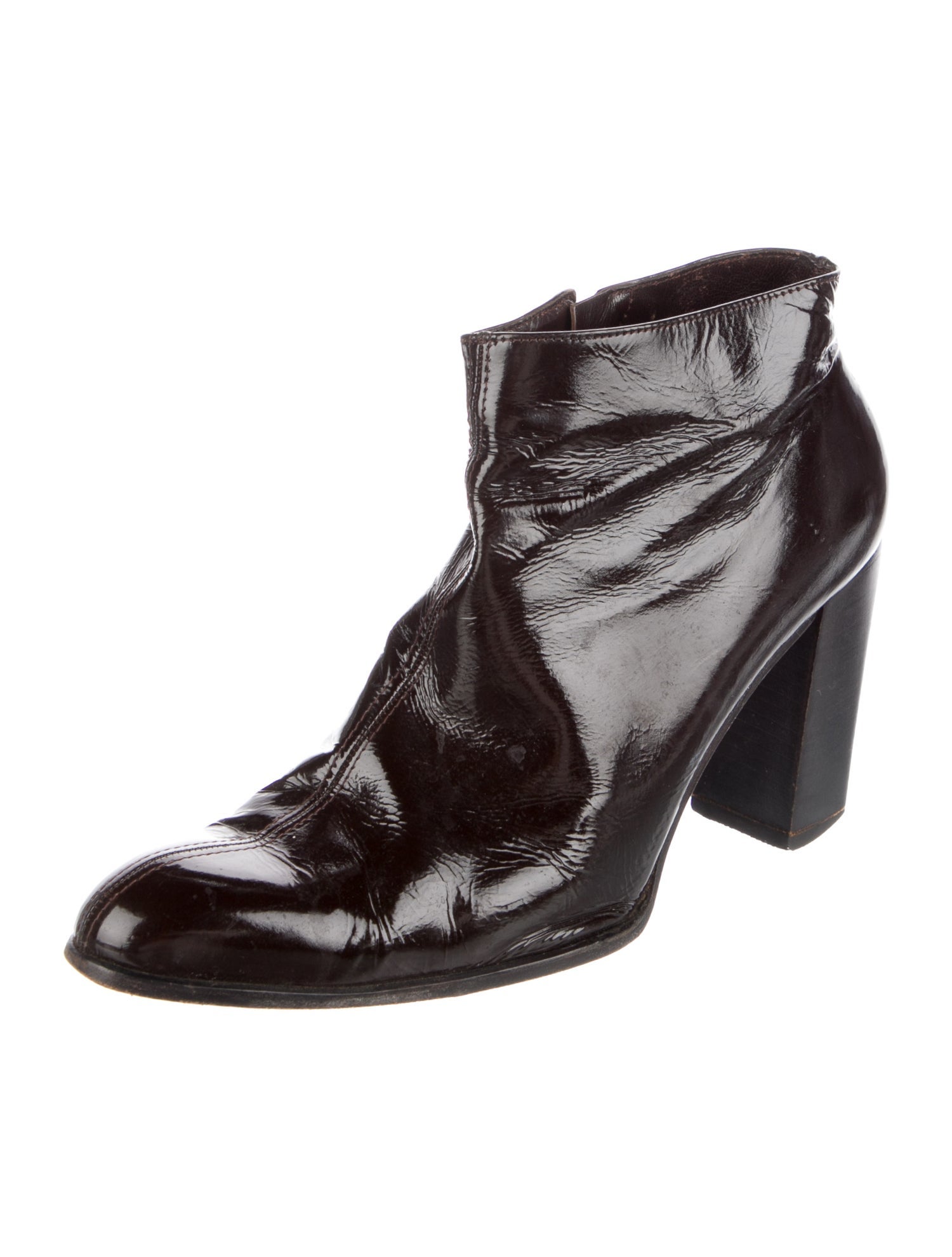 Jil Sander Patent Leather Boots