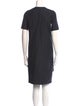 Jil Sander Crew Neck Knee-Length Dress