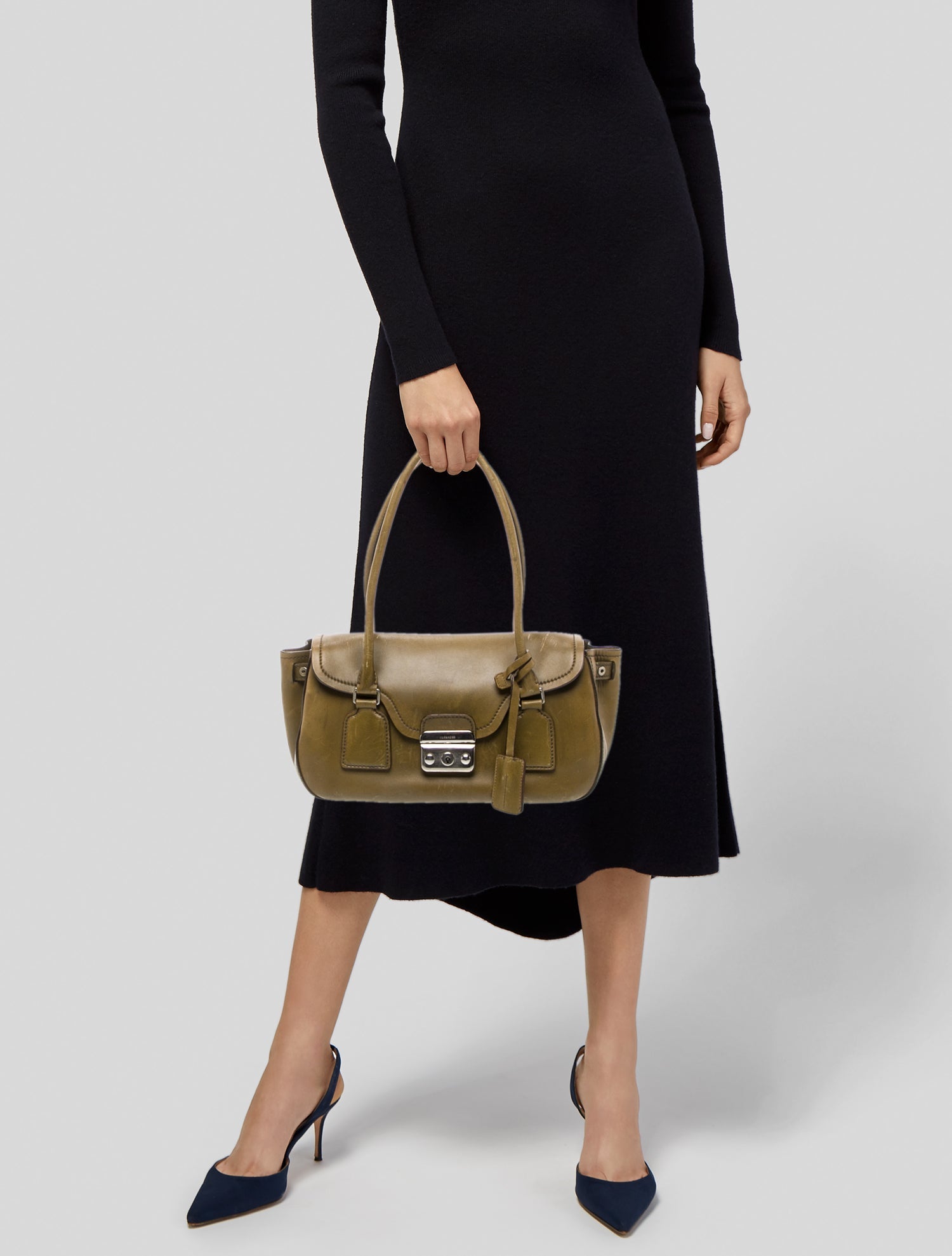 Jil Sander Leather Shoulder Bag